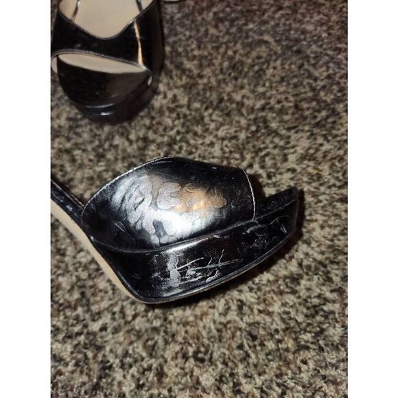 Via Spiga | Leopard Silver Metallic Heels - Picture 2 of 5